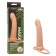 Телесная насадка для двойного проникновения Rechargeable Ribbed Dual Penetrator с вибрацией - California Exotic Novelties - купить с доставкой в Москве
