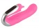 Розовый вибратор для внутренней и внешней стимуляции Hands-Free Dolphin - 18 см. - Orion