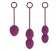 Набор фиолетовых вагинальных шариков Nova Ball со смещенным центром тяжести - Svakom