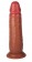 Реалистичный фаллоимитатор без мошонки из двухслойного силикона - 20 см. - Feelin купить с доставкой в интернет-магазине Orgasmix в Москве Реалистичный фаллоимитатор без мошонки из двухслойного силикона - 20 см. - Feelin