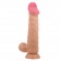 Телесный фаллоимитатор с эффектом скользящей кожи - 24 см. - Baile