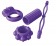 Набор из фиолетовых эрекционных колец Party Pack - Pipedream - в Москве купить с доставкой