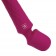 Бордовый вибромассажер Luna - 21,4 см. - HOT planet в Москве Бордовый вибромассажер Luna - 21,4 см. - HOT planet