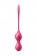 Малиновые вагинальные шарики с вибрацией Love Birds 2 - 22,2 см. - Satisfyer