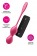 Малиновые вагинальные шарики с вибрацией Love Birds 2 - 22,2 см. - Satisfyer