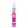 Розовый вибратор со стимулятором клитора Bright Passion Rabbit - 27 см. - Chisa