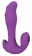 Фиолетовый вибратор Javida 3-point Vibe - 15 см. - Orion
