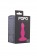 Розовая анальная втулка с присоской в основании POPO Pleasure - 10,5 см. - POPO Pleasure