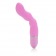 Розовый гнущийся вибромассажер 10-Function Silicone Pleasure Bendie Wavy G s - 17,75 см. - California Exotic Novelties