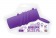 Фиолетовая насадка-эректор NEON SENSATION RIBBED SLEEVE - Dream Toys - в Москве купить с доставкой
