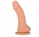 Телесный фаллоимитатор на присоске XSKIN 6 TPR DONG FLESH - 15 см. - Dream Toys