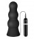 Чёрная анальная втулка большого размера с вибрацией MENZSTUFF VIBRATING BUTTCRASHER PAWN - 20 см. - Dream Toys
