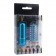 Голубая вибропуля с нежной насадкой POWERFUL MINI MASSAGER W. SLEEVE - Seven Creations