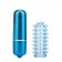 Голубая вибропуля с нежной насадкой POWERFUL MINI MASSAGER W. SLEEVE - Seven Creations