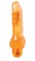 Оранжевый вибратор-реалистик JELLY JOY 7INCH 10 RHYTHMS ORANGE - 17,5 см. - Dream Toys купить в Москве с доставкой в Orgasmix.ru Оранжевый вибратор-реалистик JELLY JOY 7INCH 10 RHYTHMS ORANGE - 17,5 см. - Dream Toys