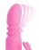 Розовый вибромассажёр с клиторальным зайчиком WOW! G-MOTION RABBIT - 26 см. - Pipedream