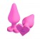 Розовая анальная пробка с основанием-сердечком NAUGHTY CANDY HEART BE MINE - 8,8 см. - Blush Novelties - купить с доставкой в Москве