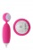Розовый вибростимулятор с функциями ротации и вибрации DODO PINK - Gox