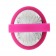 Розовая перезаряжаемая виброщёточка для клиторальной стимуляции MONA PINK - Dibe