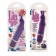 Фиолетовый вибромассажёр с зайчиком на кончике Bounding Bunny - 10,7 см. - California Exotic Novelties