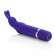 Фиолетовый вибромассажёр с зайчиком на кончике Bounding Bunny - 10,7 см. - California Exotic Novelties