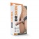 Телесный фаллопротез на черных эластичных ремнях 7 Inch Hollow Strap On - 17 см. - Blush Novelties - купить с доставкой в Москве
