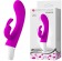 Лиловый вибратор Freda с зайчиком - 18,9 см. - Baile купить в Москве с доставкой в Orgasmix.ru Лиловый вибратор Freda с зайчиком - 18,9 см. - Baile
