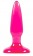 Розовая анальная мини-пробка  Jelly Rancher Pleasure Plug Mini - 8,1 см. - NS Novelties
