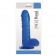 Синий желейный фаллоимитатор JELLY DILDO REAL RAPTURE - 25,5 см. - Toyz4lovers