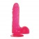 Розовый фаллоимитатор с присоской JELLY DILDO REAL RAPTURE PINK 8 - 23 см. - Toyz4lovers