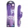 Фиолетовый вибромассажер Tantric Karma - 24 см. - California Exotic Novelties