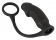 Чёрное эрекционное кольцо на пенис и мошонку с анальной вибровтулкой для усиления ощущений - Orion - в Москве купить с доставкой