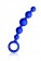 Малая анальная цепочка Joyballs Wave синего цвета - 17,5 см. - Joy Division