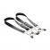 Ремни с зажимами для половых губ Spread Labia Spreader Straps with Clamps - XR Brands - купить с доставкой в Москве