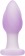 Сиреневая анальная пробка Ridge Probe с вибрацией - 9,5 см. - California Exotic Novelties