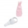 Розовый виброзайчик 4PLAY FINGER RING VIBE RABBIT PINK - NMC купить в Москве с доставкой в Orgasmix.ru Розовый виброзайчик 4PLAY FINGER RING VIBE RABBIT PINK - NMC