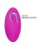 Лловое перезаряжаемое виброяйцо с пультом ДУ - Baile