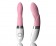 Розовый, украшенный лепестками вибратор Iris Pink - 22 см. - Lelo