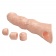 Телесный фаллоудлинитель с 3 вставками - 28 см. - Baile - в Москве купить с доставкой