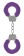 Фиолетовые пушистые наручники OUCH! Purple - Shots Media BV - купить с доставкой в Москве