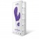Фиолетовый вибратор-ротатор The Vibrating Rabbit - 22 см. - The Rabbit Company