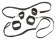 Набор фиксации на кровати Bondage Collection Bed Restraint System One Size - Lola Games - купить с доставкой в Москве