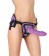 Фиолетовый страпон Deluxe Silicone Strap On 10 Inch - 25,5 см. - Shots Media BV - купить с доставкой в Москве