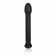 Чёрный вибромассажер Coco Licious Slender Tulip Vibes - 17 см. - California Exotic Novelties