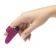 Розовая вибронасадка на палец SILICONE FINGER RING - Tokidoki