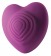 Стильный фиолетовый вибромассажер Heart Throp - Rocks-Off