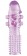 Гелевая фиолетовая насадка с шариками и шипами - 14 см. - Toyfa Basic - в Москве купить с доставкой