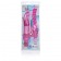 Розовый вибромассажер 10-Function Bendie Bounding Bunny Vibes - 22,8 см. - California Exotic Novelties