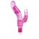 Розовый вибромассажер 10-Function Bendie Bounding Bunny Vibes - 22,8 см. - California Exotic Novelties