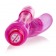 Розовый вибромассажер 10-Function Bendie Bounding Bunny Vibes - 22,8 см. - California Exotic Novelties